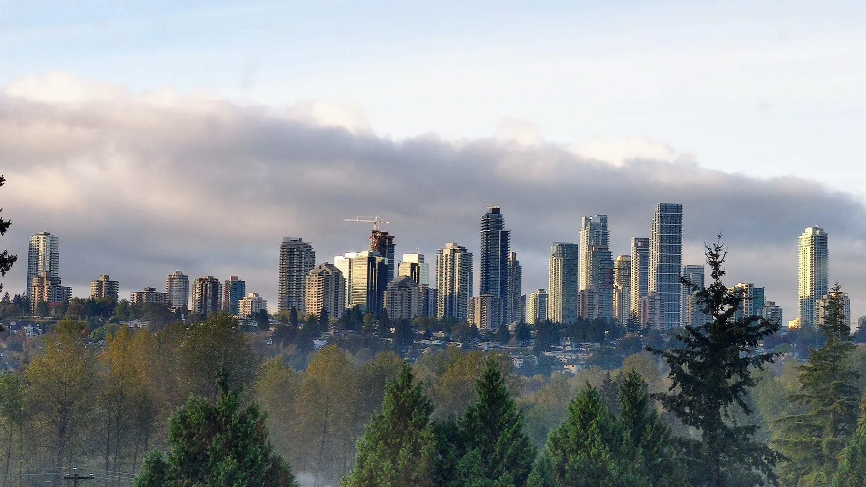 Burnaby Metrotown skyline